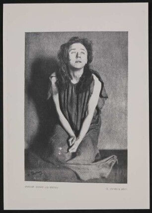 Rollenportrait von Gertrud Eysoldt als Elektra (Schauspiel)