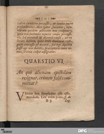Quæstio VI.