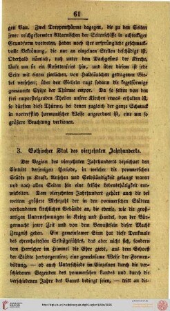 3. Gothischer Styl des vierzehnten Jahrhunderts