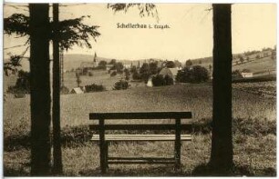 Schellerhau. Blick auf Schellerhau