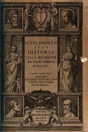 Svpplimento Alla Historia Della Religione De Padri Cherici Regolari