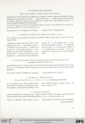 Zu Dürers Buchbesitz