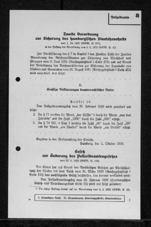 8 Polizeibeamte
