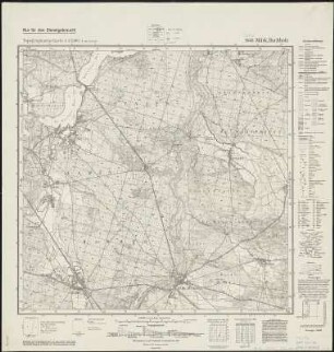 Meßtischblatt 3848 : Märk. Buchholz, 1941 : Märk. Buchholz. - Aufn. 1901, hrsg. 1902, bericht. 1927, letzte Nachtr. 1940, Ausg. 1941. - 1:25000. - [Berlin]: Reichsamt für Landesaufnahme, 1941. - 1 Kt.