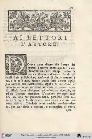 Ai lettori l'autore