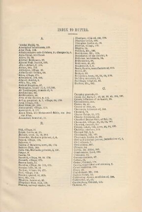 Index to Muttra