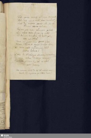 40) Briefgedicht eines Ungenannten an A. W. Schlegel; undat.