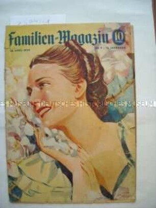 Wochenzeitschrift "Familien-Magazin" u.a. mit einem Bericht über das "heimgekehrte Volkstum" nach der Annexion Tschechiens