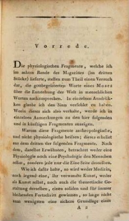Magazin zur Vervollkommnung der Medizin. 9. 1806