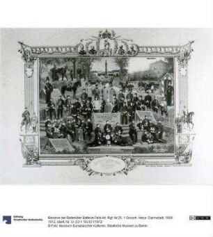 Reserve der Reitenden Batterie Feld-Art. Rgt. Nr.25, 1 Grossh. Hess. Darmstadt, 1909 1912