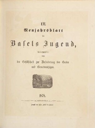 Neujahrsblatt. 56. 1878