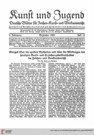 Heft 12 (Dezember 1926)