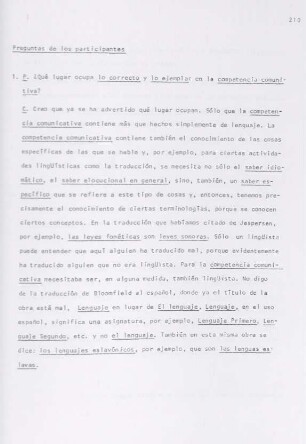210-219, Preguntas de los participantes