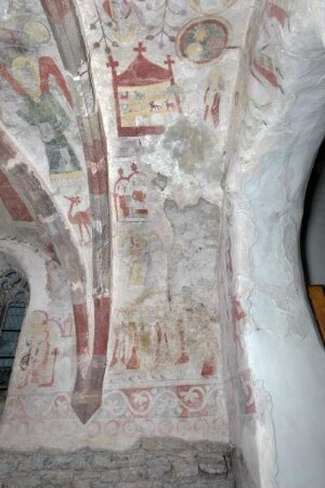 Zyklus mit Szenen des Alten und Neuen Testaments und Heiligenlegenden — Südwestecke