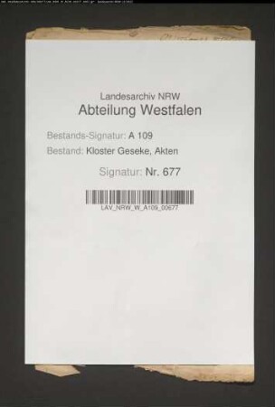 Verzeichnisse der zur Thomas-Memorie gehörigen Ländereien und Abgaben.
