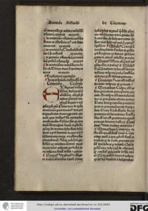 Incipit secunda distinctio de contritione.