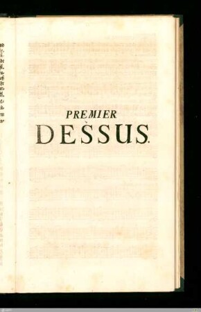 PREMIER / DESSUS.