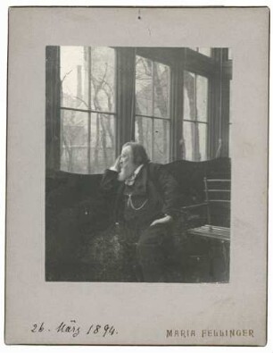 Fotografie von Johannes Brahms (1833-1897)