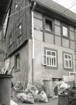 Lunzenau-Rochsburg, Bergstraße 3. Häuslerhaus (um 1700)