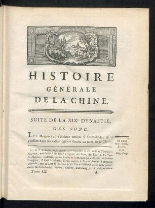 Suite de la XIXe dynastie, des Song