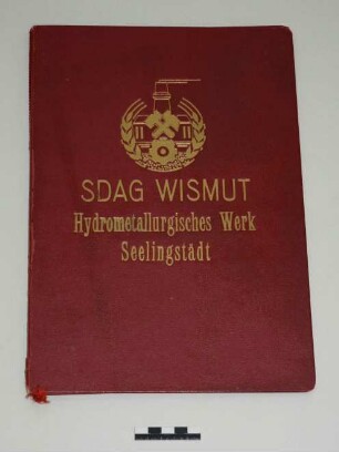 Urkundenmappe "Hydrometallurgisches Werk Seelingstädt"