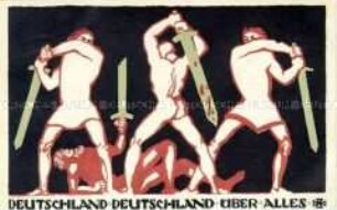 Patriotische Postkarte