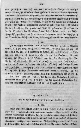 Vierter Titel.
