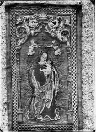 Kloster Lichtental Kaselstab Madonna (um 1520)