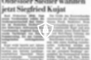 Oldesloer Siedler wählten jetzt [Name maskiert]