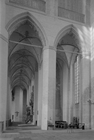 Stralsund. St.-Marien-Kirche, nordwestliches Seitenschiff