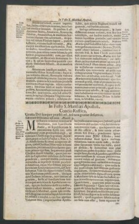 In Festo S. Matthaei Apostoli