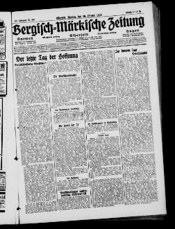 Bergisch-märkische Zeitung. 1924-1938