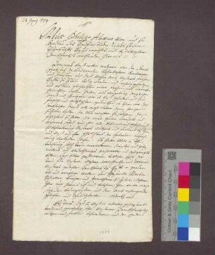 Bestellung des Martin Schirmer als Meier des Domstifts Basel in Istein.