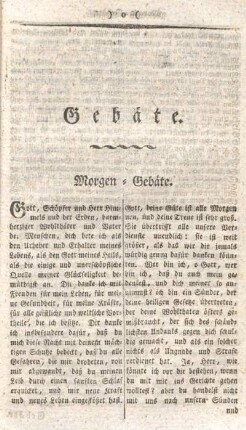 Gebäte.