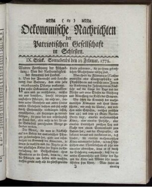 IX. Stück. Sonnabends den 28 Februar. 1778.