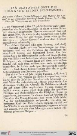 Jan Ulatowski über die Folkwang Bilder Schlemmers