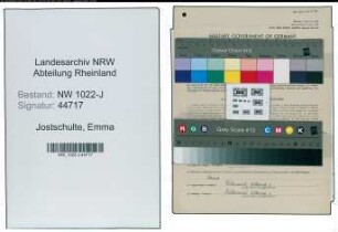 Entnazifizierung Emma Jostschulte , geb. 01.03.1913 ()