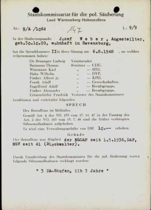 Weber, Josef