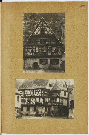 Rasthaus, Kaysersberg: Ansichten (aus: Skizzen- und Fotoalbum 7)