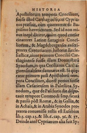 Historia Carthaginensis collationis ... de Ecclesia