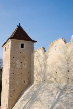 Frankreich. Ile de France. Seine et Marne. Provins. Stadtmauer. 12 Jahrhundert
