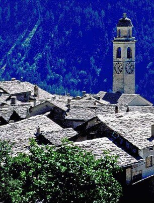 Landschaftsaufnahmen von Soglio