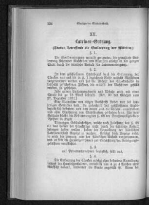 Latrinen-Ordnung