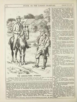 The agricultural interest