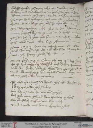 Chronistische Notizen aus Augsburg (1531, 1536, 1543-1544)