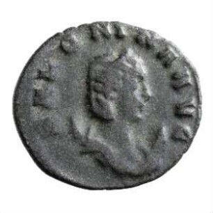 Münze, Antoninian, 257 - 258 n. Chr.