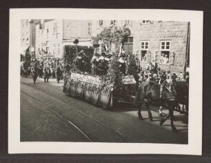 Deutsche Woche des Lipperlandes / Festumzug. Detmold. Rosental. Papierabzug