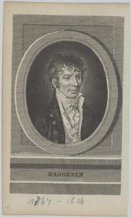 Bildnis des Jens Baggesen