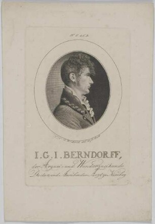 Bildnis des I. G. I. Berndorff