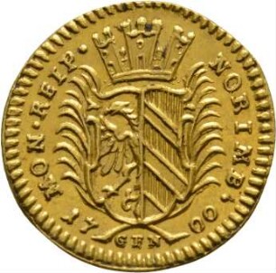 Münze, 1/4 Dukat, 1700